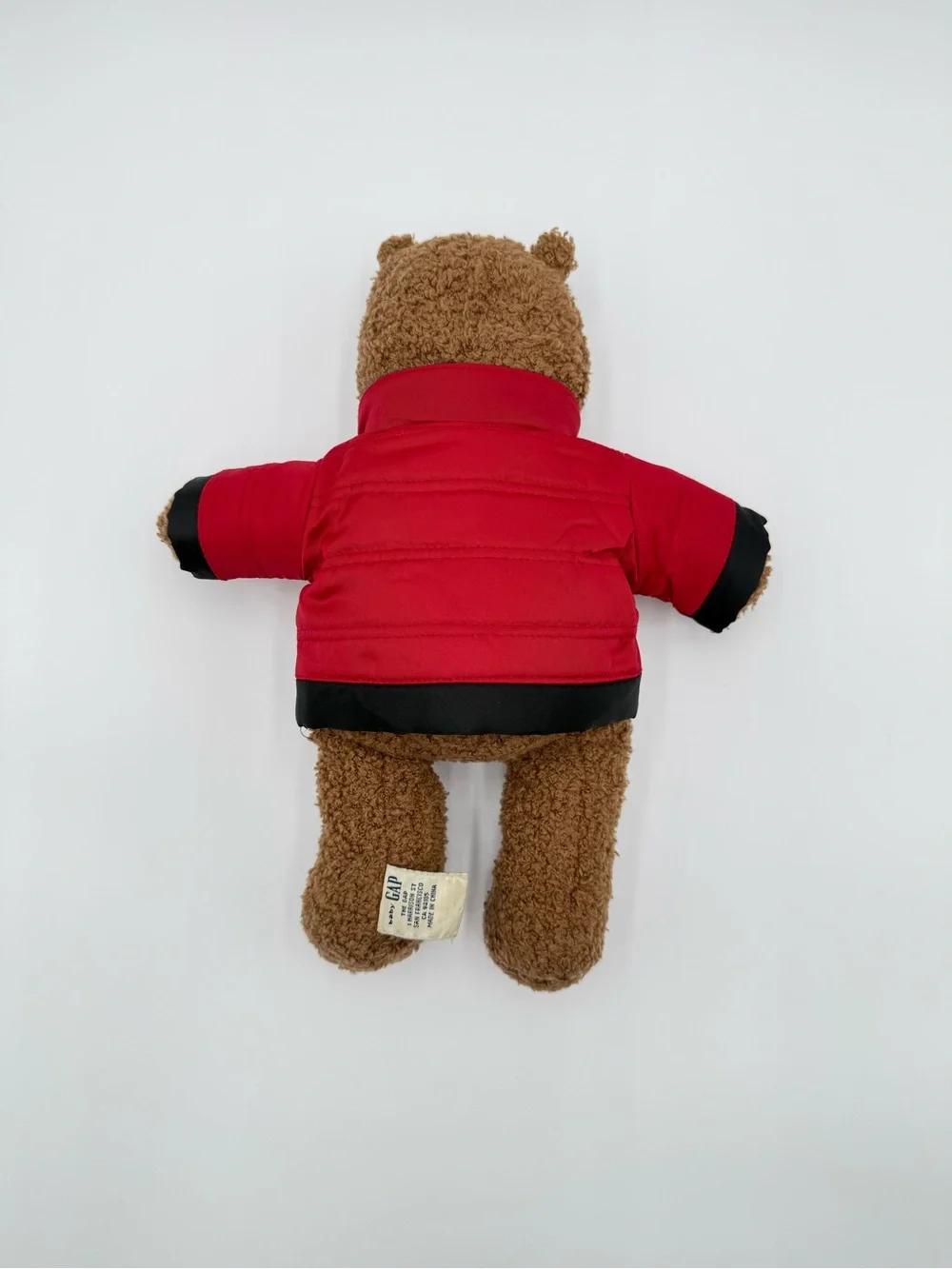 Vintage Baby Gap Special Edition Signature Teddy Bear Red Jacket Plaid HTF